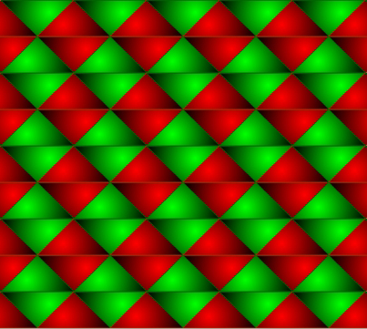Ejemplo de mosaico del grupo de simetría P2