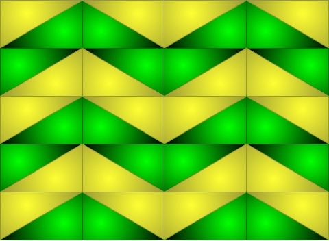 Ejemplo de mosaico del grupo de simetría pmg