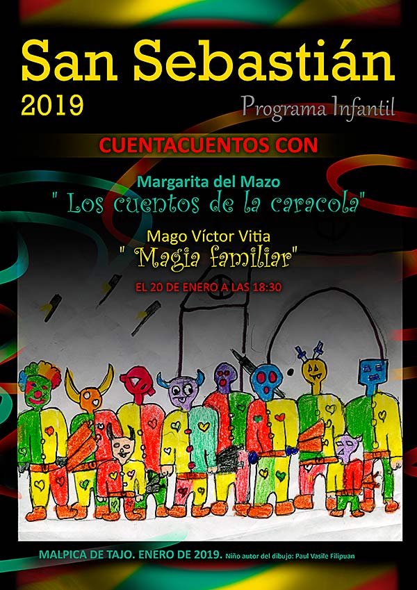 Programa teatro de San Sebastián 2018 en Malpica de Tajo