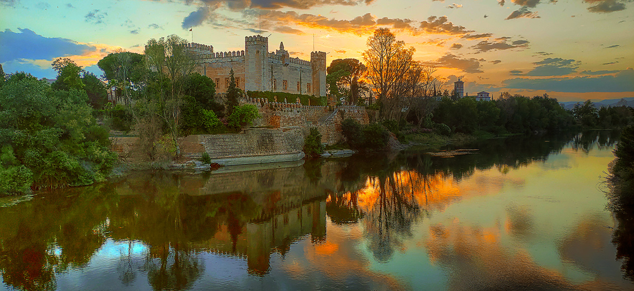 Vista actual desde el Este del castillo de Malpica de Tajo
