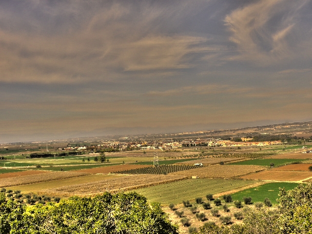 Vista de Malpica de Tajo desde el sur