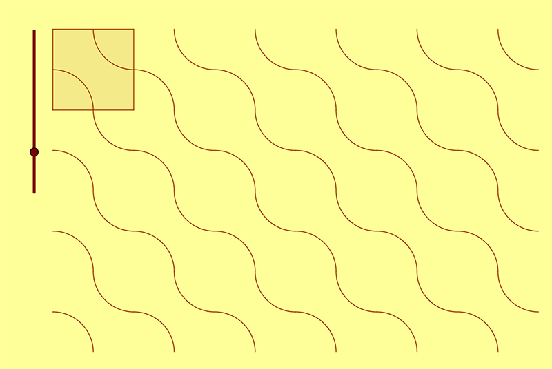 Mosaico motivo 6 uno sin la trama