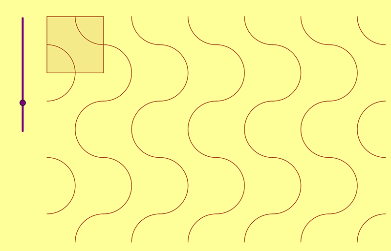 Mosaico motivo 6 dos sin trama