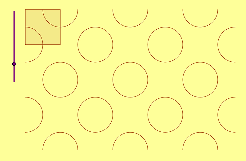 Mosaico motivo 6 tres sin trama