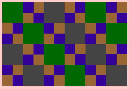 Mosaico con cuadrados de lado en la relación 1 a 2 Mosaico con cuadrados de lado en la relación 1 a 2