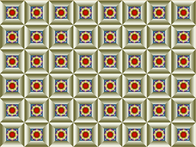 Mosaico formado a partir del motivo 1
