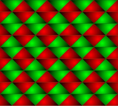 Ejemplo de mosaico del grupo de simetría P2