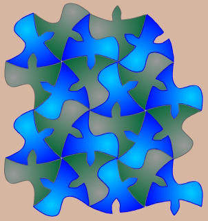 Mosaico golondrina