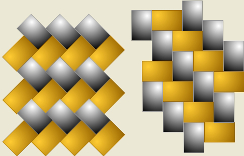 Mosaico con rectángulos