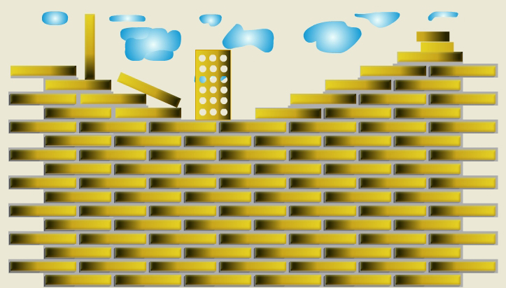 Mosaico con rectángulos