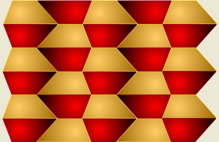 Mosaico con trapecios