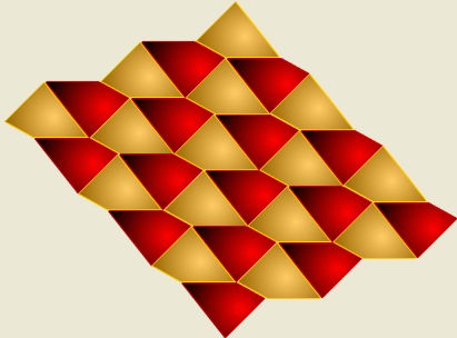Mosaico con trapezoides