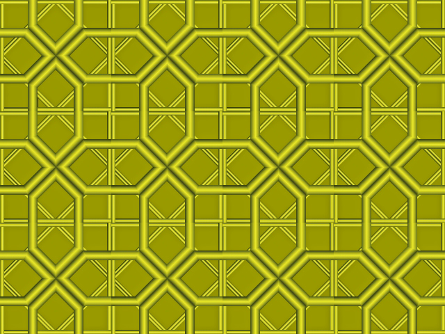 Mosaico regular a base de cuadrados