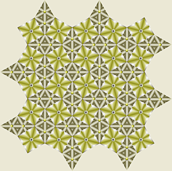 Mosaico semiregular 3,3,4,3,4