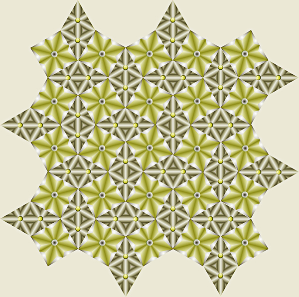 Mosaico semiregular 3,3,4,3,4