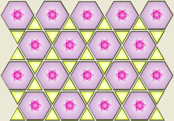 Mosaico semiregular 3,3,6,6