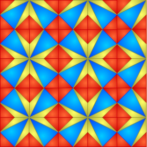 Mosaico a base de cuadrados