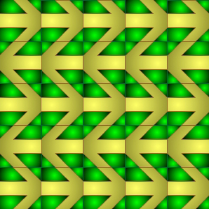 Mosaico a base de cuadrados