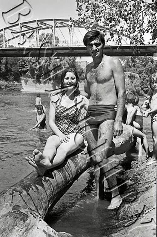 El Palo que daba nombre a la zona, Malpica de Tajo en 1966