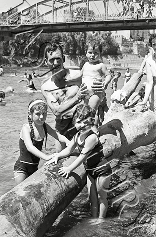 El Palo que daba nombre a la zona, Malpica de Tajo en 1966