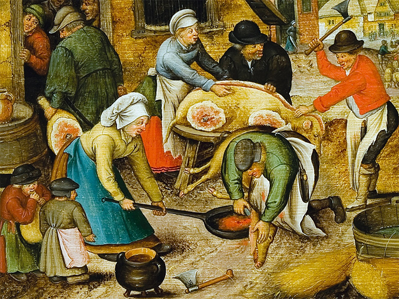 Reproducción de un Cuadro de Pieter Brueghel el Joven Reproducción de un Cuadro de Pieter Brueghel el Joven