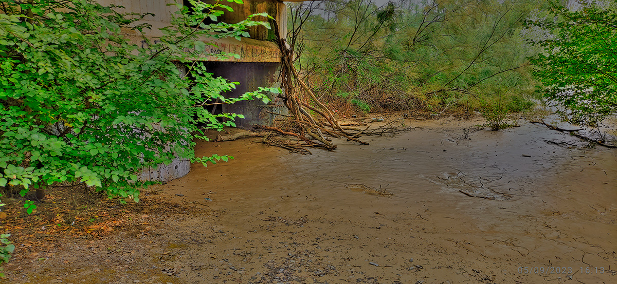Las primeras depas del puente antiguo de hierro en la crecida el día 5-09-2023 en Malpica de Tajo a causa de las lluvias del fin de semana anterior. Las primeras depas del puente antiguo de hierro en la crecida el día 5-09-2023 en Malpica de Tajo a causa de las lluvias del fin de semana anterior.