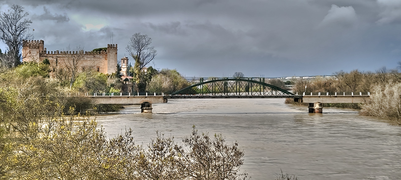 Nivel de las aguas en el río Tajo a su paso por Malpica de Tajo tras el frente de borrascas de marzo de 2025 Nivel de las aguas en el río Tajo a su paso por Malpica de Tajo tras el frente de borrascas de marzo de 2025