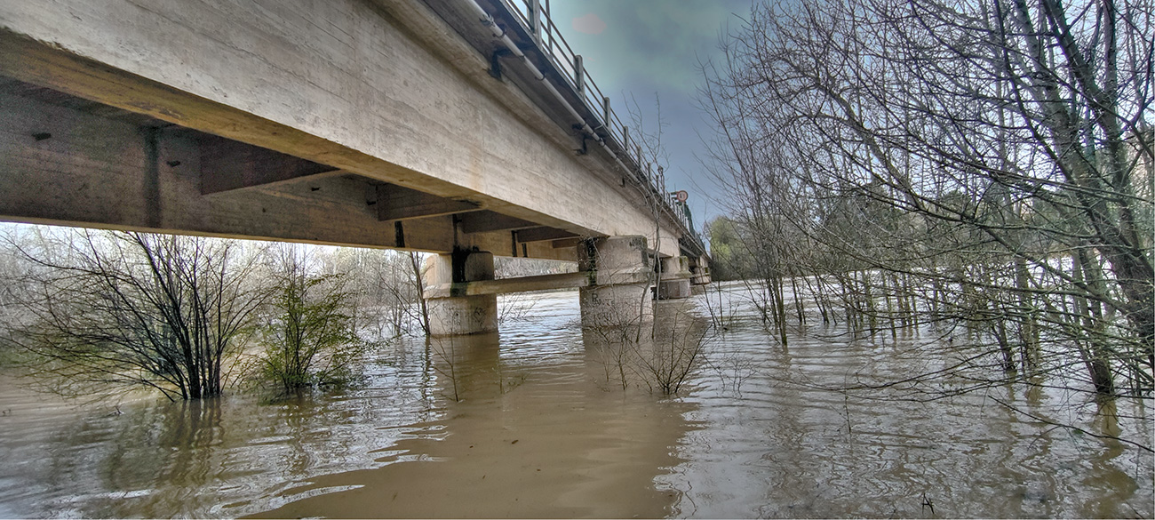 Nivel de las aguas en el río Tajo a su paso por Malpica de Tajo tras el frente de borrascas de marzo de 2025 Nivel de las aguas en el río Tajo a su paso por Malpica de Tajo tras el frente de borrascas de marzo de 2025