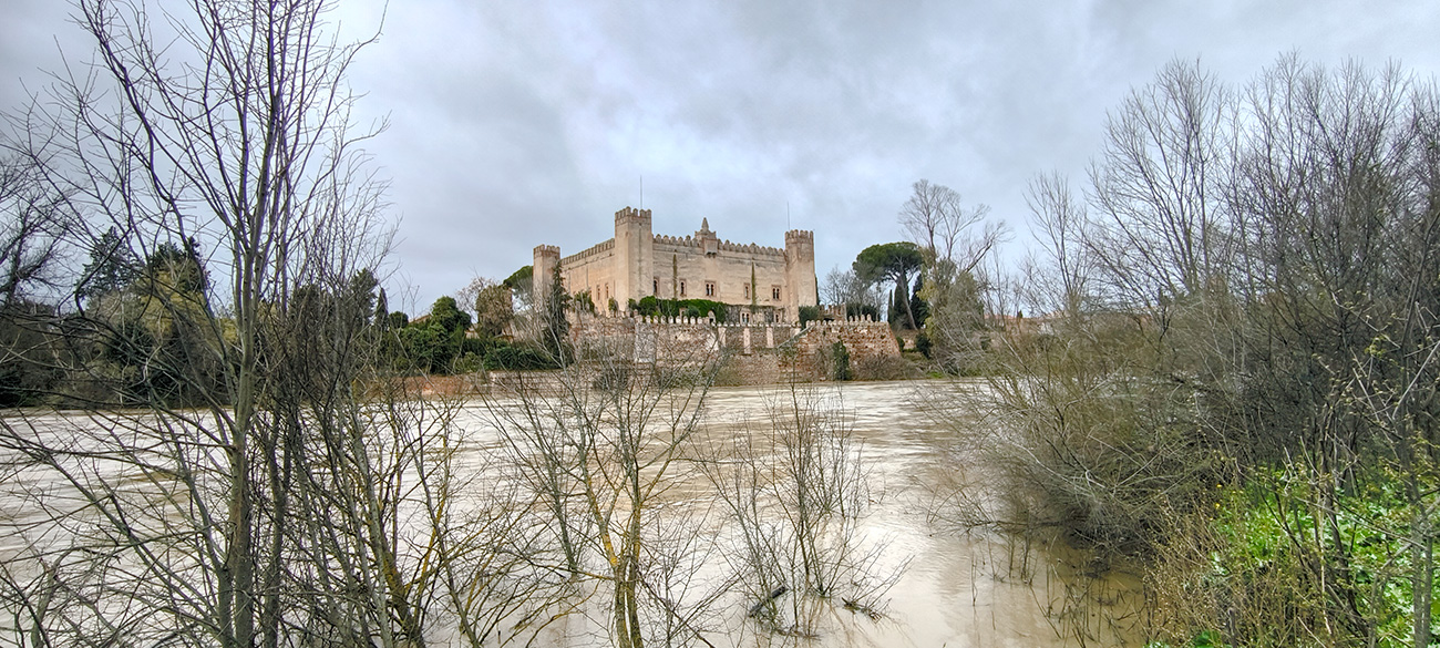 Nivel de las aguas en el río Tajo a su paso por Malpica de Tajo tras el frente de borrascas de marzo de 2025 Nivel de las aguas en el río Tajo a su paso por Malpica de Tajo tras el frente de borrascas de marzo de 2025