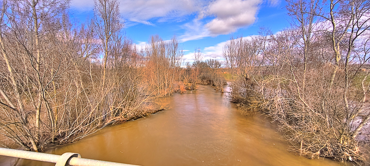 Nivel de las aguas del arroyo Pusa el 8 de febrero de 2026