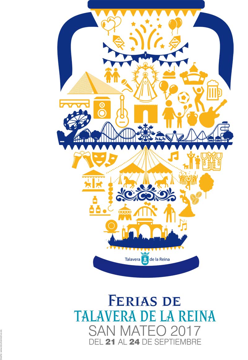 Programa de las fiestas en honor a San Mateo 2017 en Talavera de la Reina Cartel