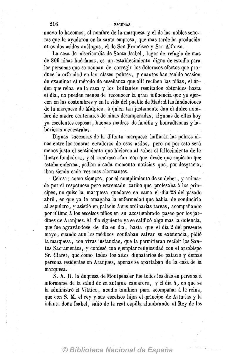 Escenas Contemporáneas en 1863. necrológica de Doña María de la Encarnación Álvarez de las Asturias Bohórquez y Chacón-1 Escenas Contemporáneas en 1863. necrológica de Doña María de la Encarnación Álvarez de las Asturias Bohórquez y Chacón-1
