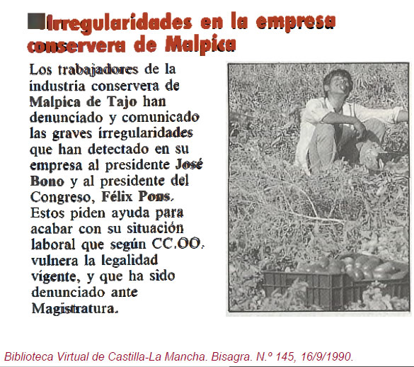 Cultura en Malpica de Tajo, exposición del pintor Jesús Rojas. Bisagra. N.º 112, 21-27/1/1990 Cultura en Malpica de Tajo, exposición del pintor Jesús Rojas. Bisagra. N.º 112, 21-27/1/1990