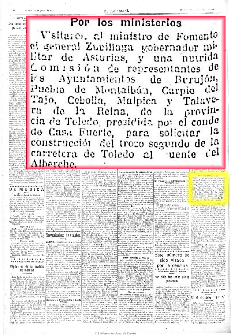 Por los ministros ... Por los ministros...