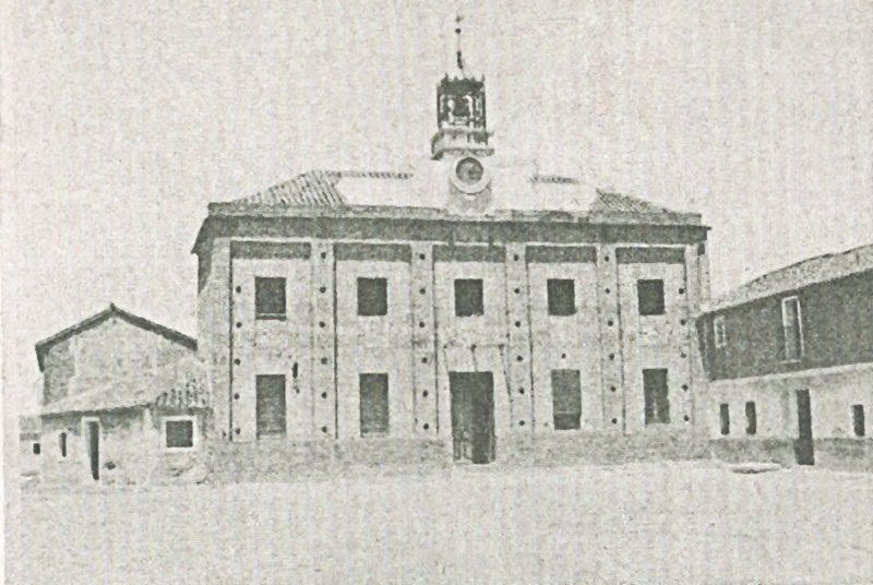 Foto del ayuntamiento de Malpica de Tajo existente en el proyecto de reforma de 1944 Foto del ayuntamiento de Malpica de Tajo existente en el proyecto de reforma de 1944