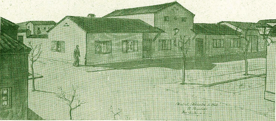 Boceto de la casas pareadas tipo III Boceto de la casas pareadas tipo III