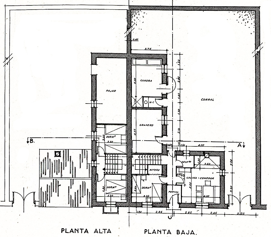 Planos de las casa tipo III. Planos de las casa tipo III