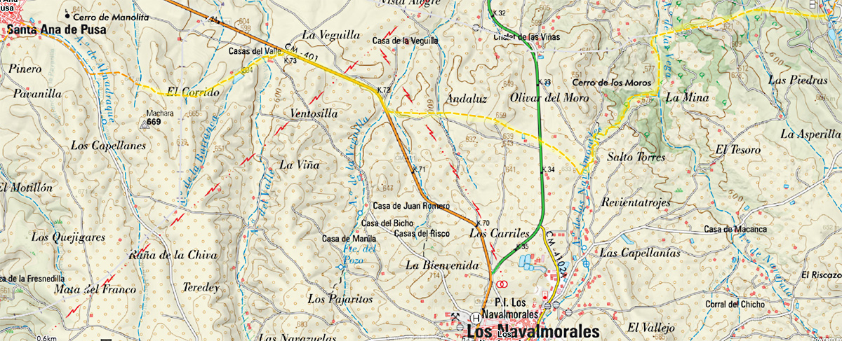 Colada de Navalmoral y Santa Ana