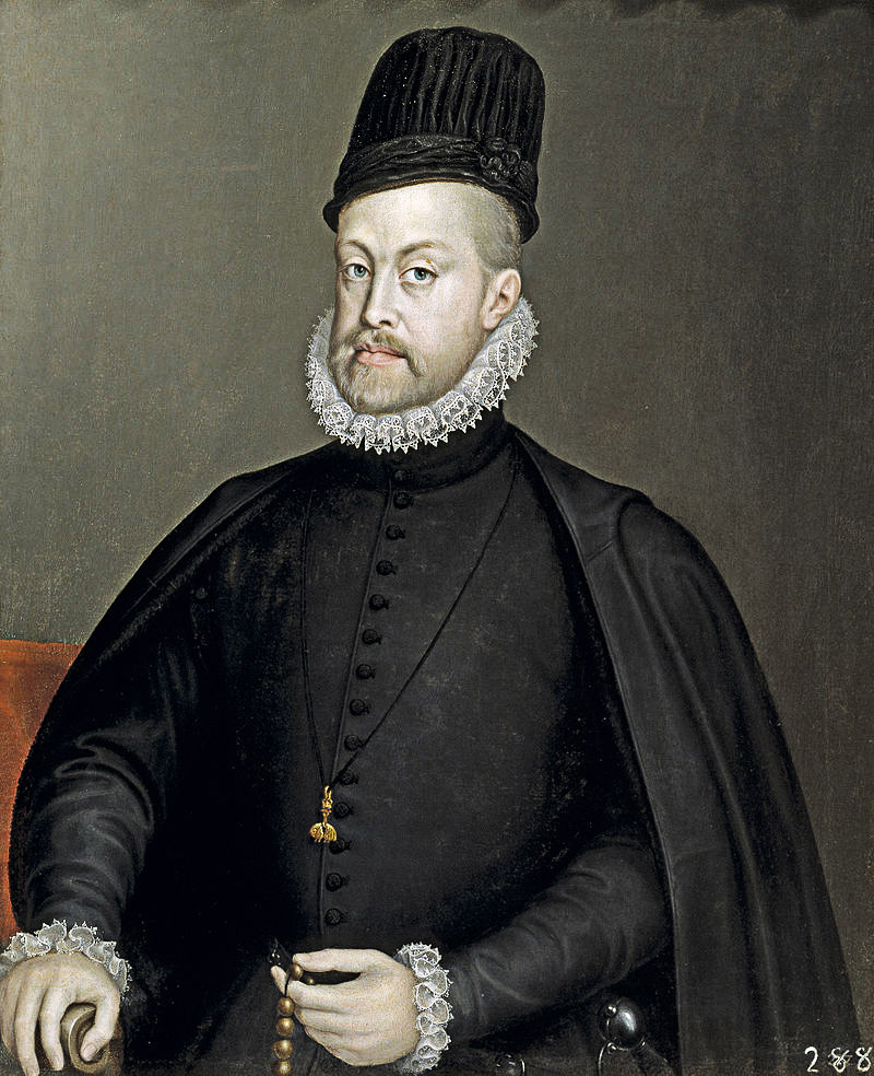 Retrato de Felipe II pintado por Sofonisba Anguissola, Museo del Prado