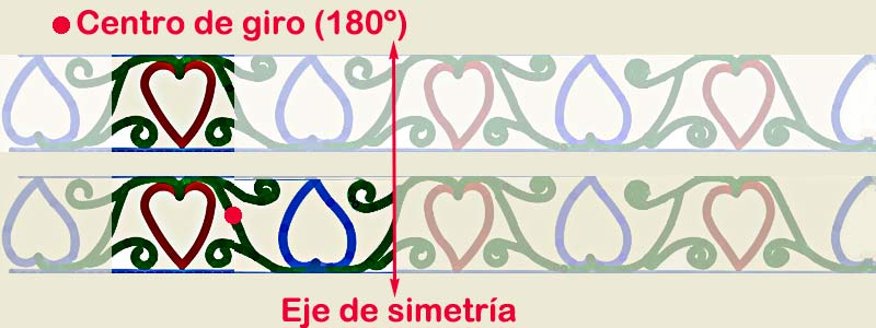 Cenefa del mosaico del vestíbulo