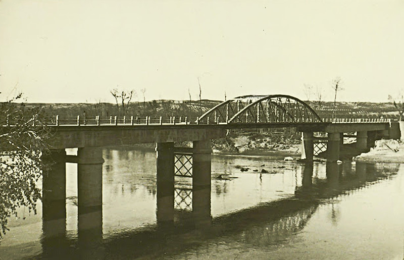 Puente de hierro de Malpica de Tajo ante de la reforma de 1984 Puente de hierro de Malpica de Tajo ante de la reforma de 1984