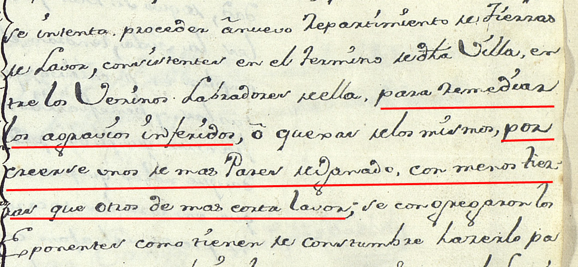 Motivos por los que los agricultores de Malpica solicitan, en 1775, un nuevos reparto de tierras Motivos por los que los agricultores de Malpica solicitan, en 1775, un nuevos reparto de tierras