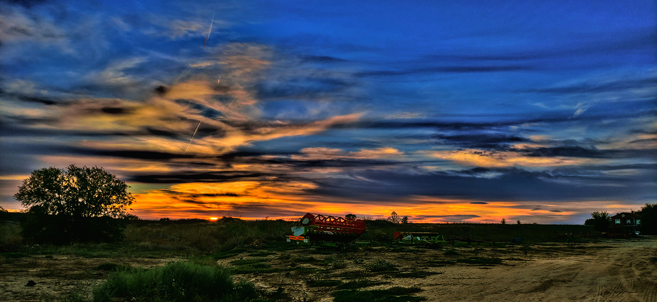 Puesta de sol en Malpica de Tajo (02/10/21) Atardecer en Malpica de Tajo el 02 del 10 de 2021