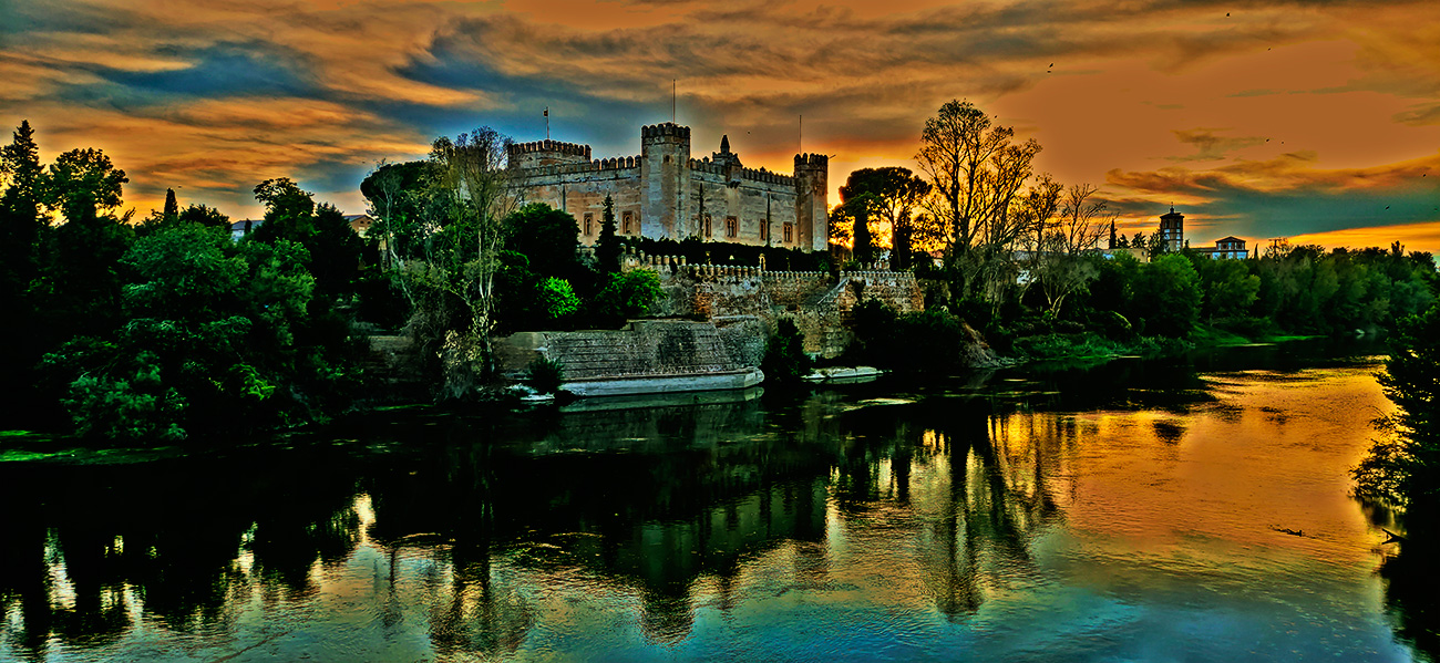 Atardecer en Malpica de Tajo el 3 del 08 de 2021