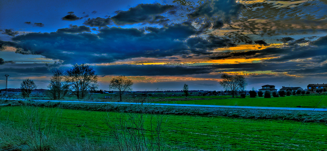 Puesta de sol en Malpica de Tajo (07/03/22) - 1 Atardecer en Malpica de Tajo el 07 del 03 de 2022 -1