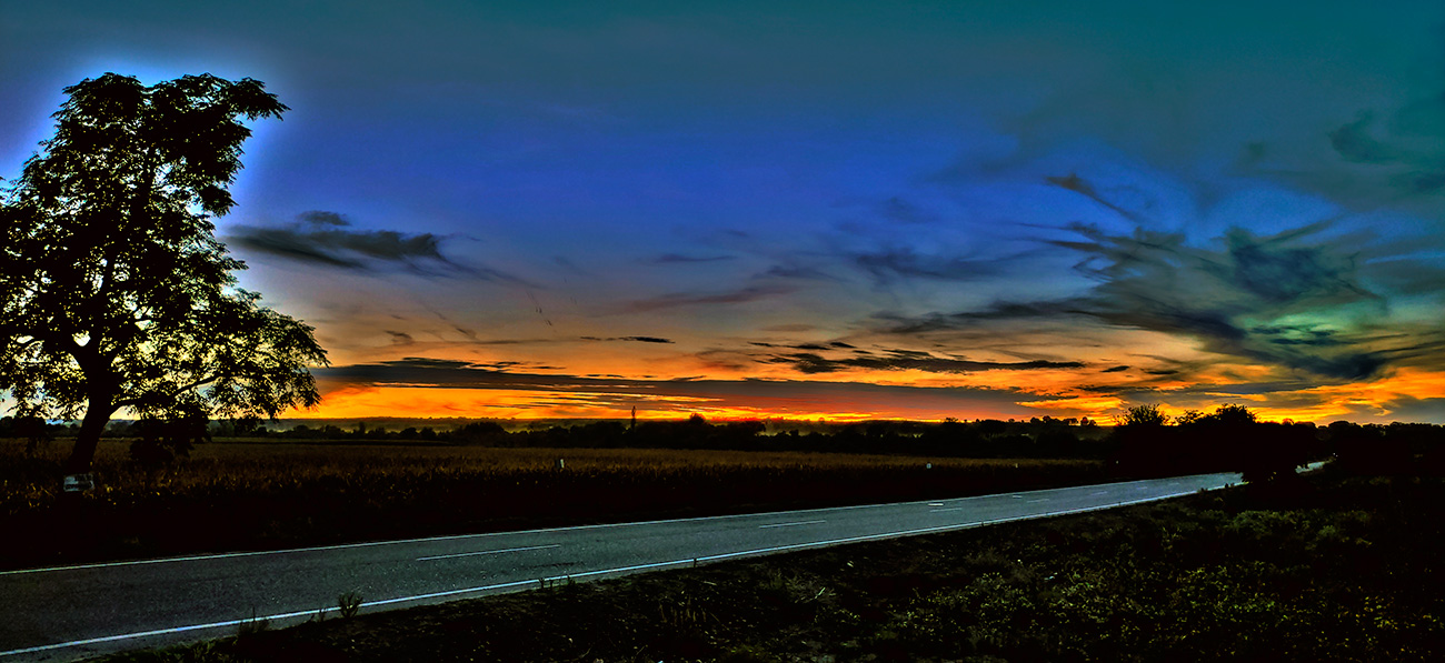 Puesta de sol en Malpica de Tajo (09/10/21) Atardecer en Malpica de Tajo el 09 del 10 de 2021