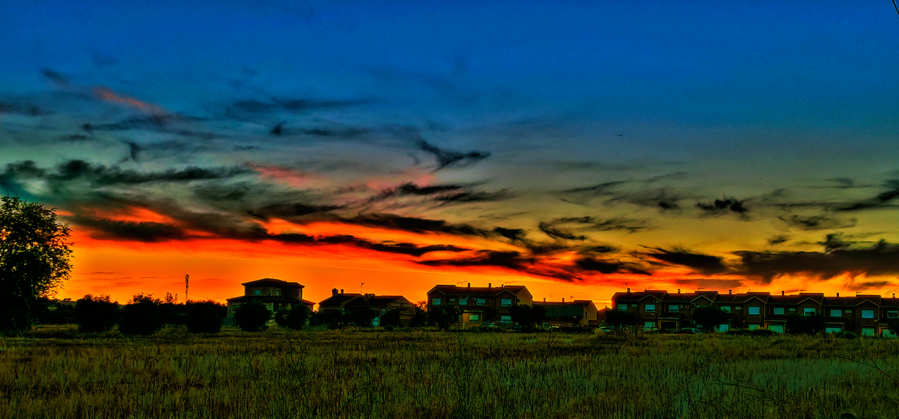 Puesta de sol en Malpica de Tajo (10/09/21) Atardecer en Malpica de Tajo el 10 del 09 de 2021