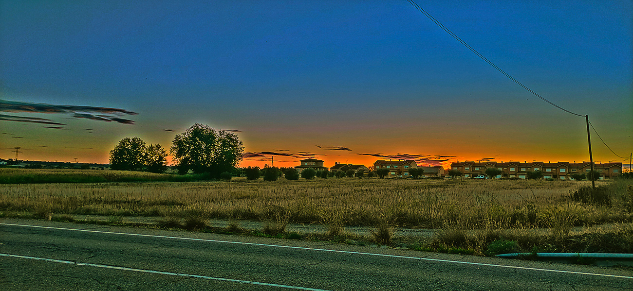 Puesta de sol en Malpica de Tajo (11/09/21) Atardecer en Malpica de Tajo el 11 del 09 de 2021