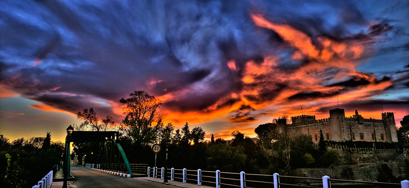 Atardecer en Malpica de Tajo el 11 del 10 de 2021