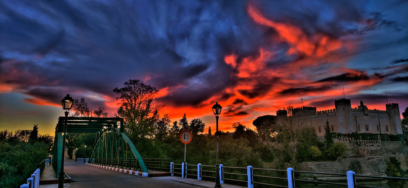 Atardecer en Malpica de Tajo el 11 del 10 de 2021
